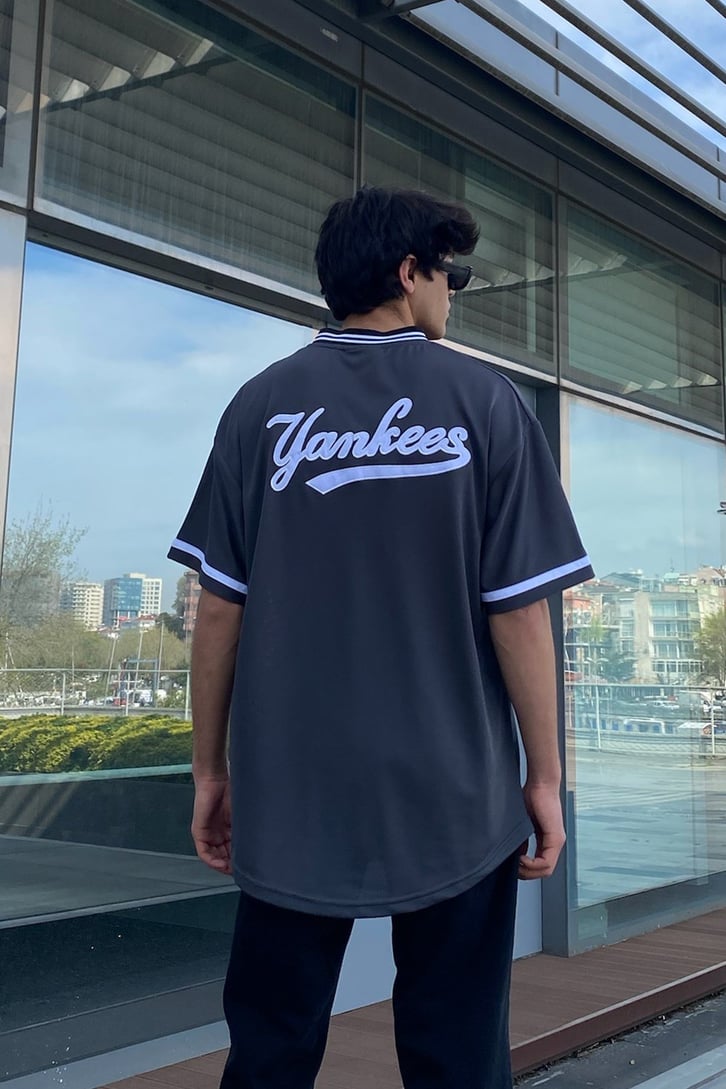 Yankees Polo Yaka Oversize Forma