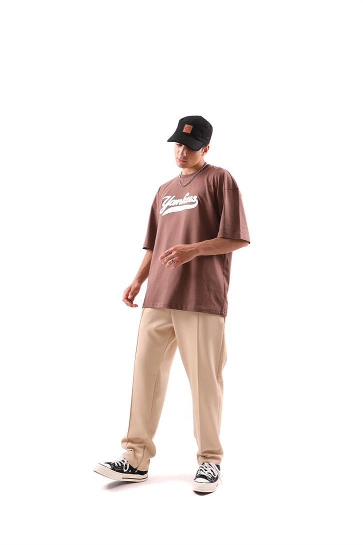 Yankess Nakışlı Oversize Tshirt