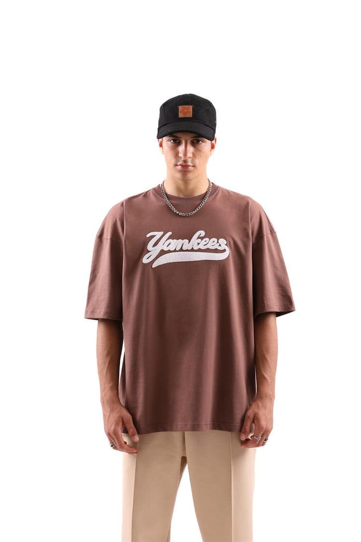Yankess Nakışlı Oversize Tshirt