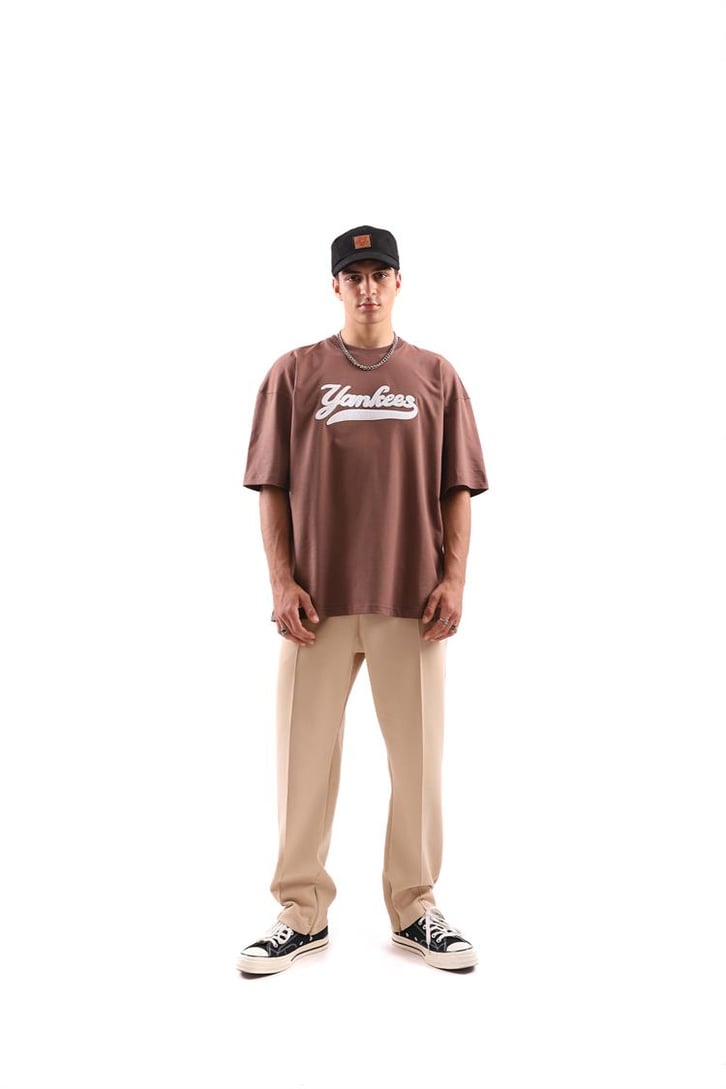 Yankess Nakışlı Oversize Tshirt