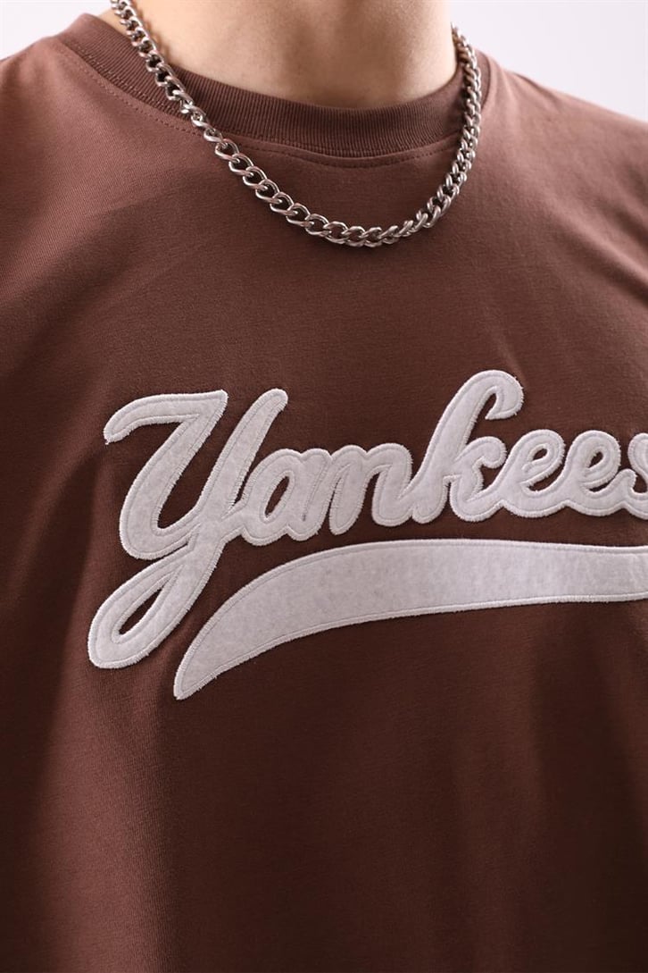 Yankess Nakışlı Oversize Tshirt