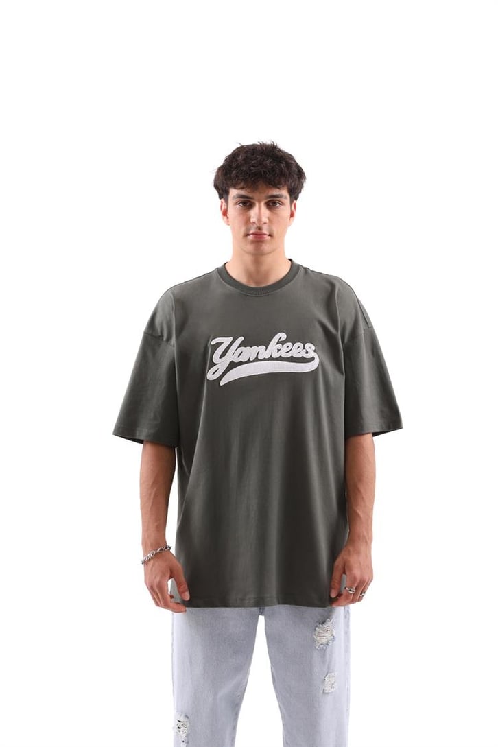 Yankess Nakışlı Oversize Tshirt