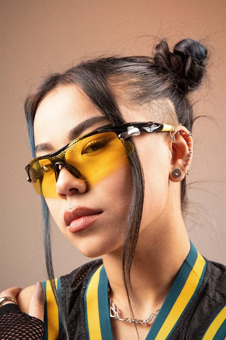 Yellowout Sarı Camlı Unisex Gözlük 