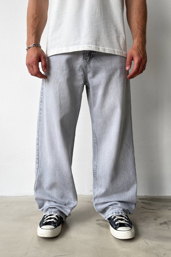 Yıkamalı Baggy Jean