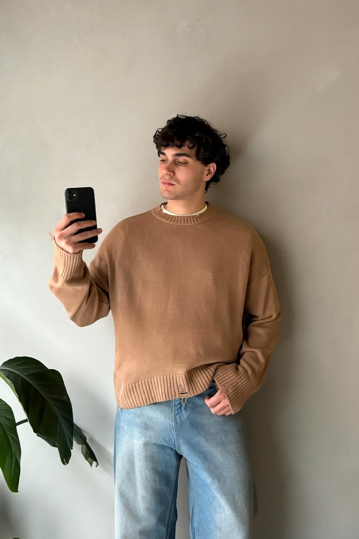 Yırtık Model Basic Kazak