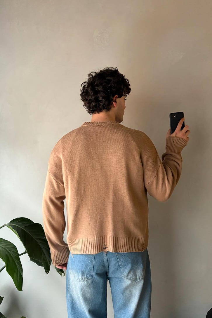Yırtık Model Basic Kazak