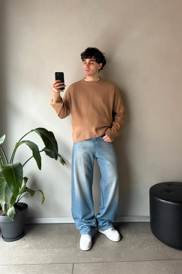 Yırtık Model Basic Kazak