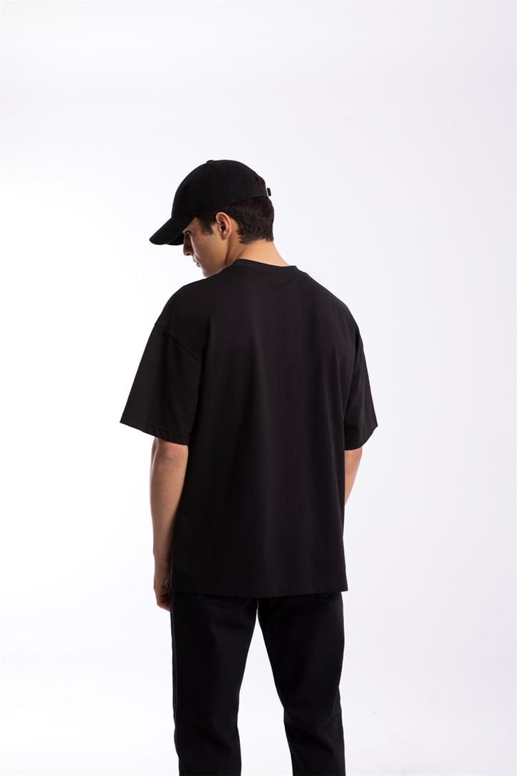You Me Heart Baskılı Oversize Tshirt