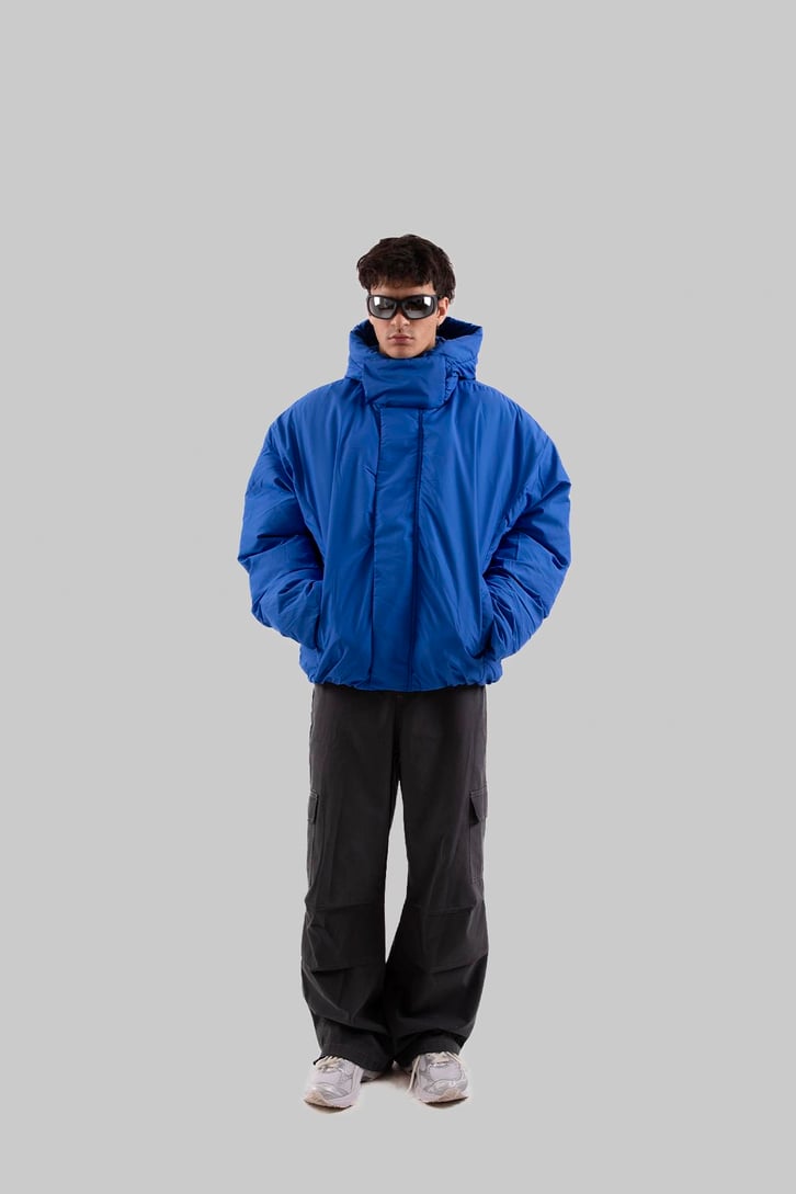 Yüksek Yaka Puffer Mont