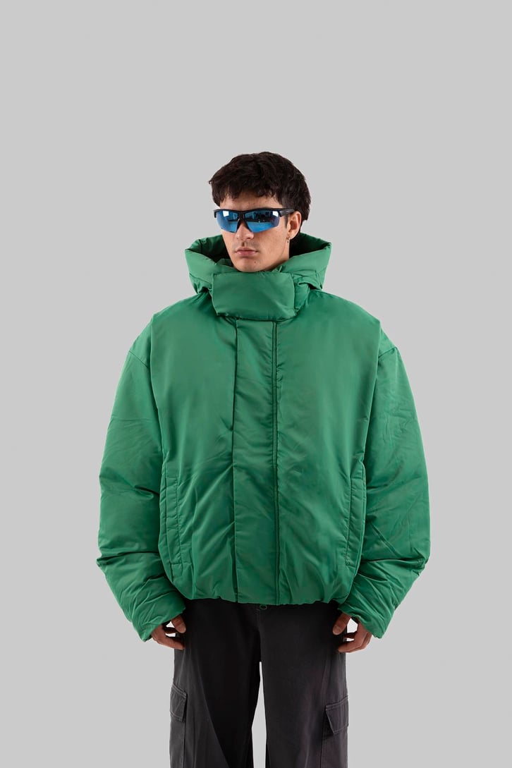 Yüksek Yaka Puffer Mont