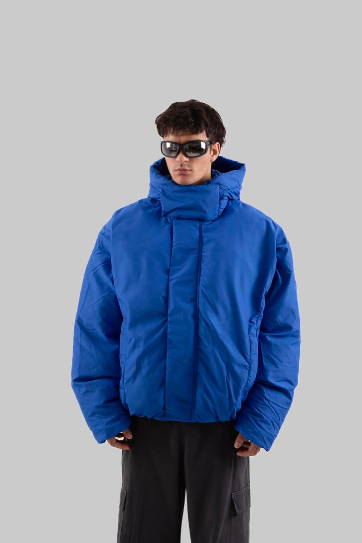 Yüksek Yaka Puffer Mont