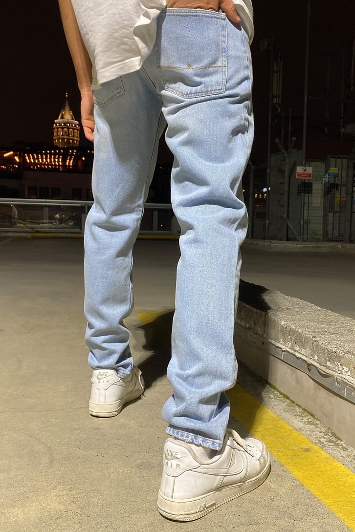 ZİNCİR DETAY TAŞLAMALI REGULAR FIT JEAN