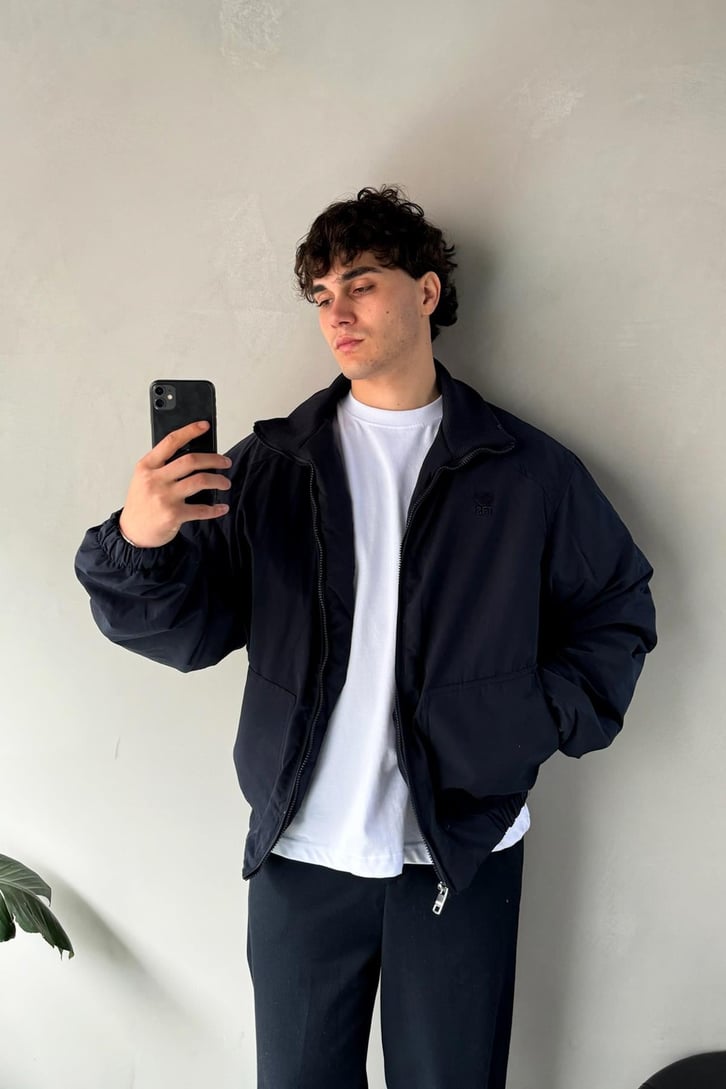 2FT Nakışlı  Yaka Ribanalı  Bomber Mont