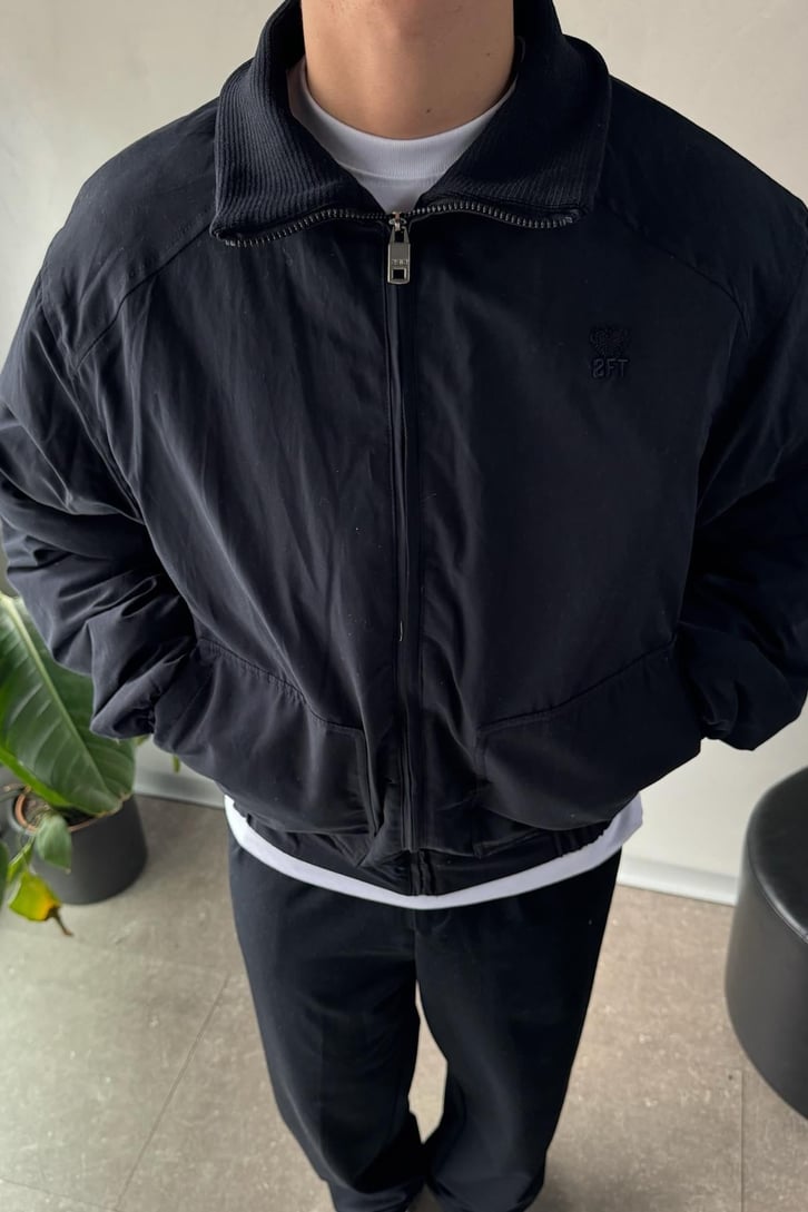 2FT Nakışlı  Yaka Ribanalı  Bomber Mont