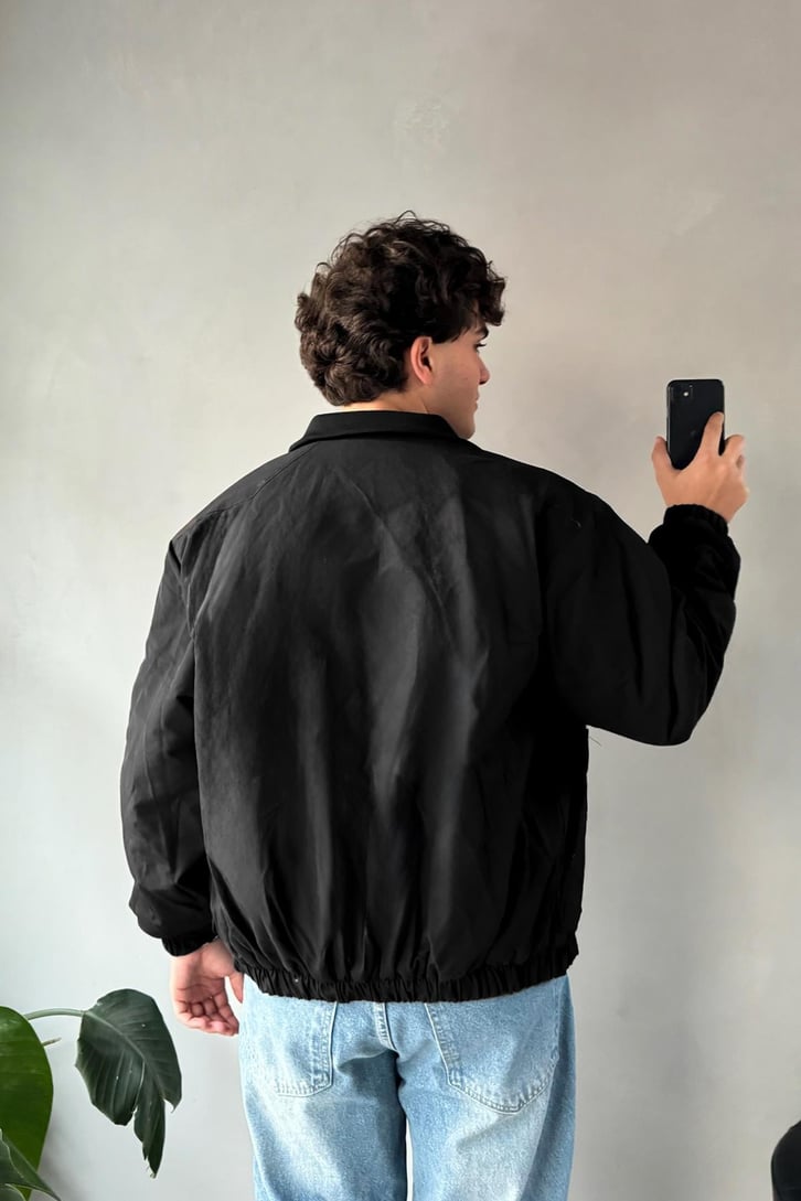 2FT Nakışlı Yaka Ribanalı  Bomber Mont