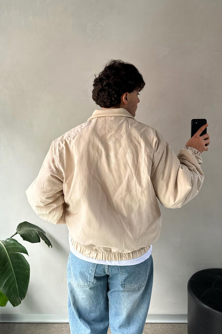 2FT Nakışlı Yaka Ribanalı  Bomber Mont