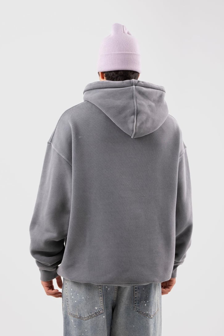 500 GSM Premium Basic Acid Wash Oversize Hoodie