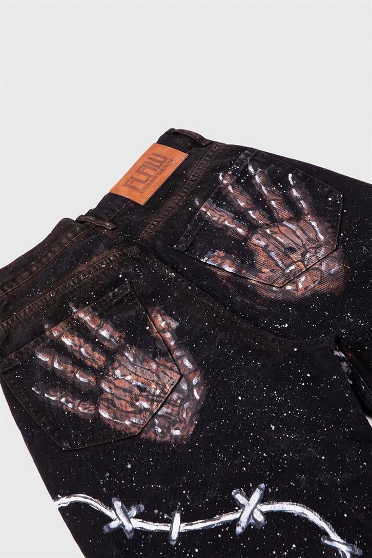 Acid Skull Custom Pants