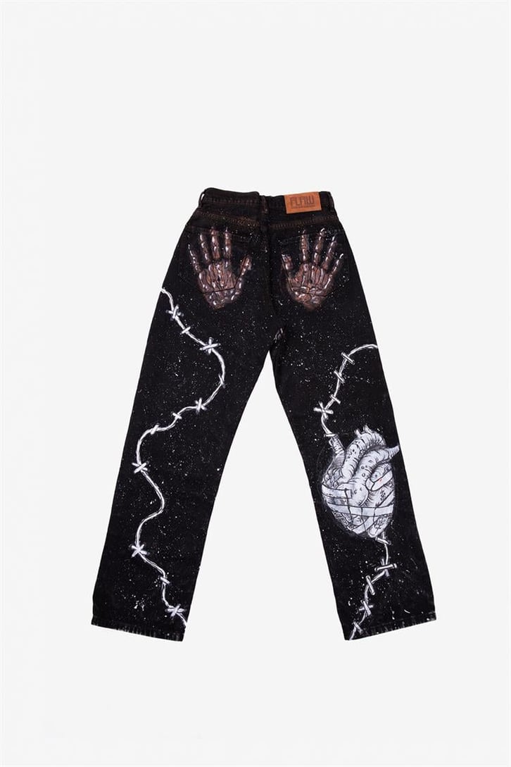 Acid Skull Custom Pants
