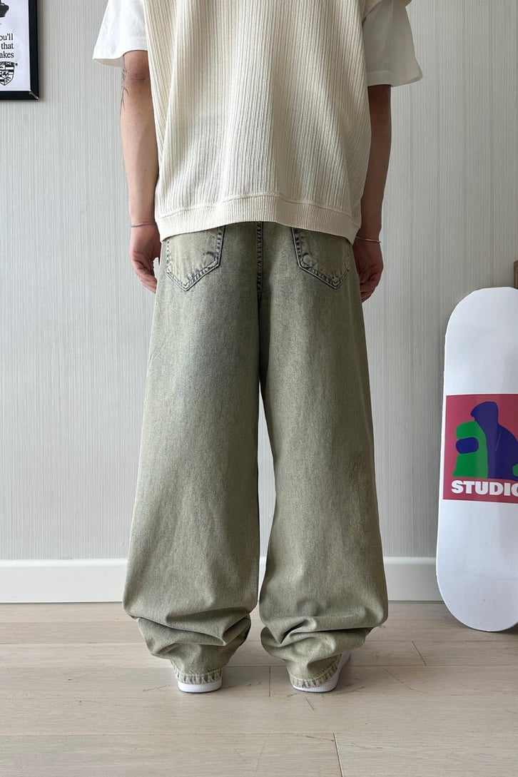 Acid Wash Effeto Baggy Jean