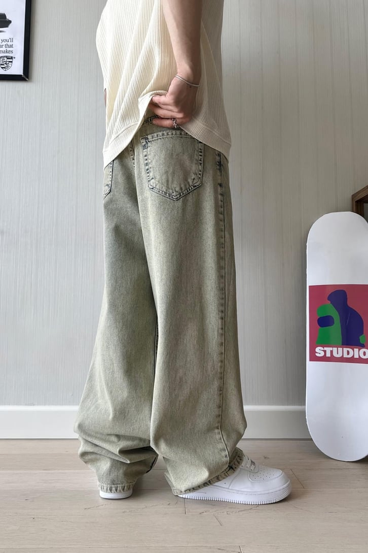 Acid Wash Effeto Baggy Jean