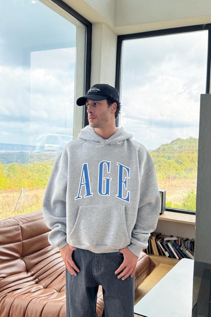 Age Baskılı Hoodie