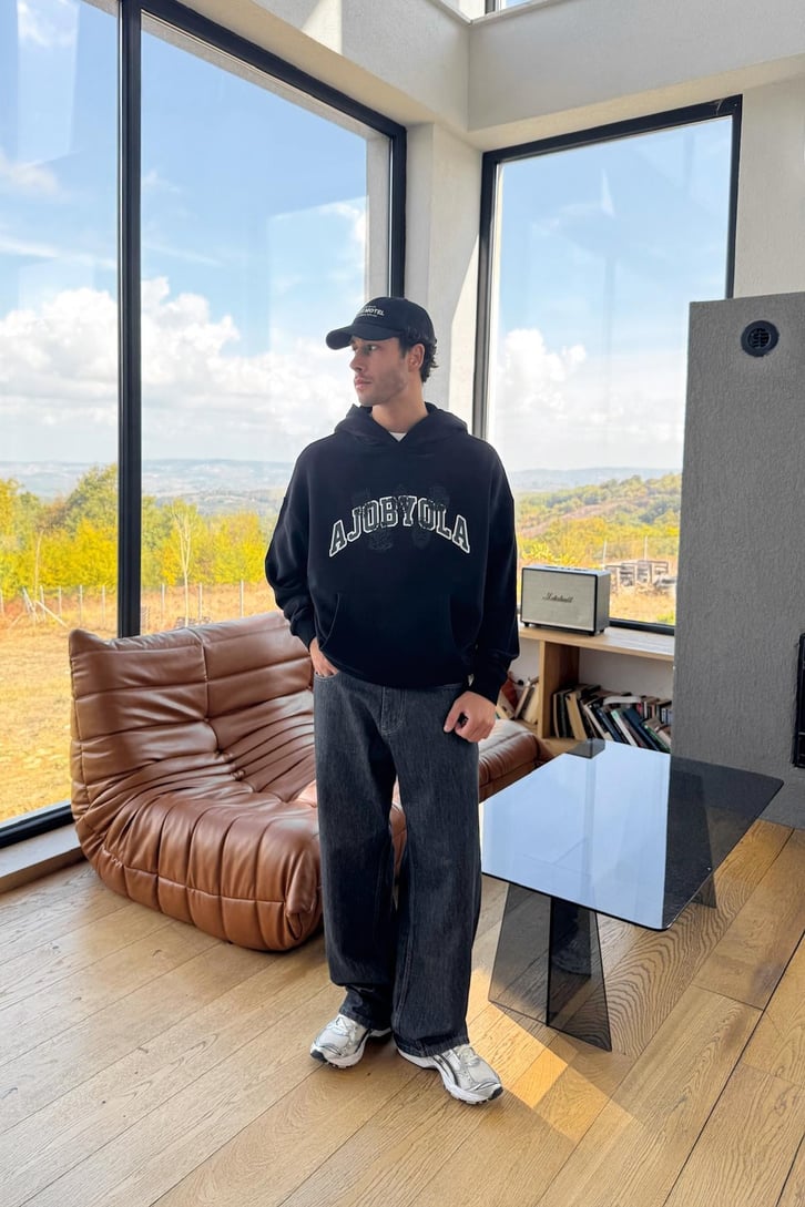 Ajobyola Baskılı Hoodie