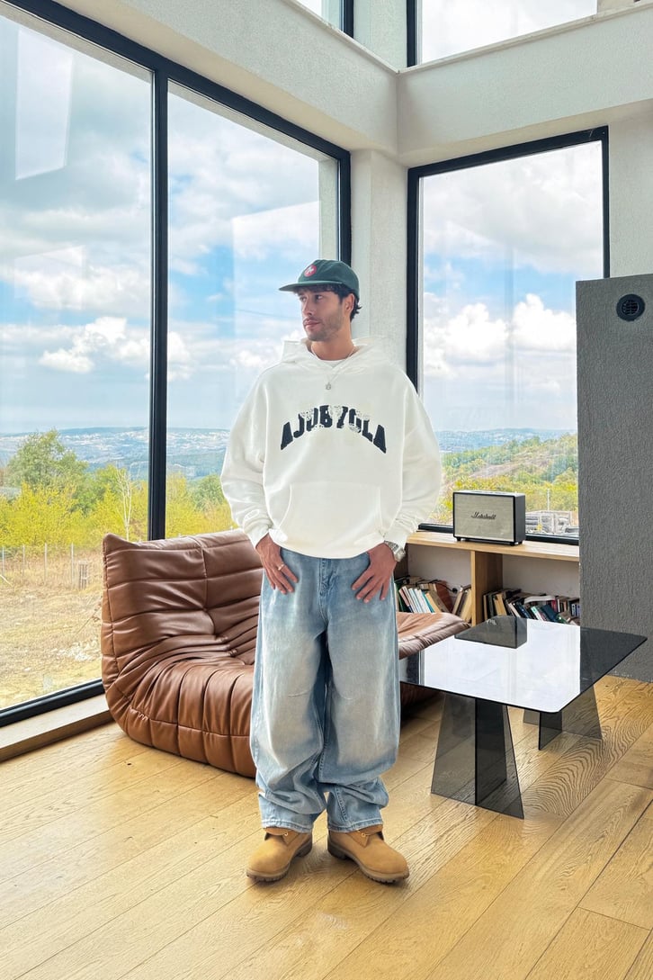 Ajobyola Baskılı Hoodie