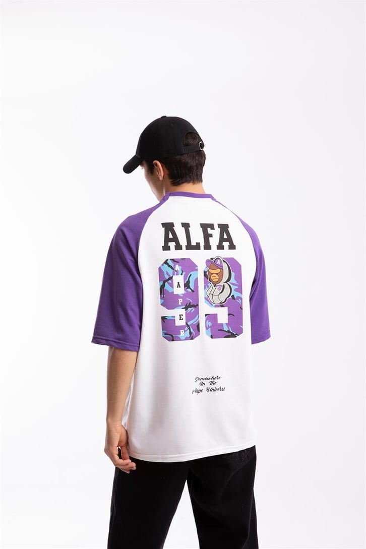 Alfa 99 Baskılı  Oversize Tshirt