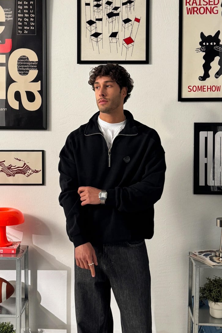 Amblemli Half Zip Sweatshirt
