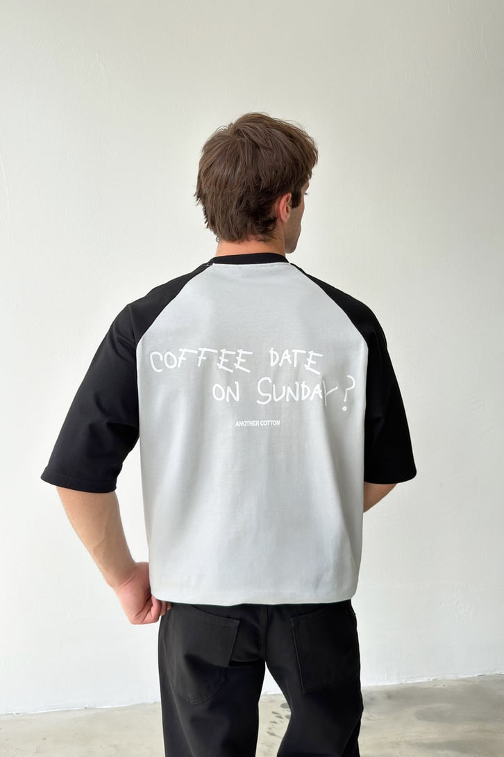 Another Cotton Baskılı Reglan Kol Tişört