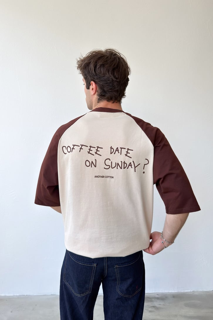 Another Cotton Baskılı Reglan Kol Tişört