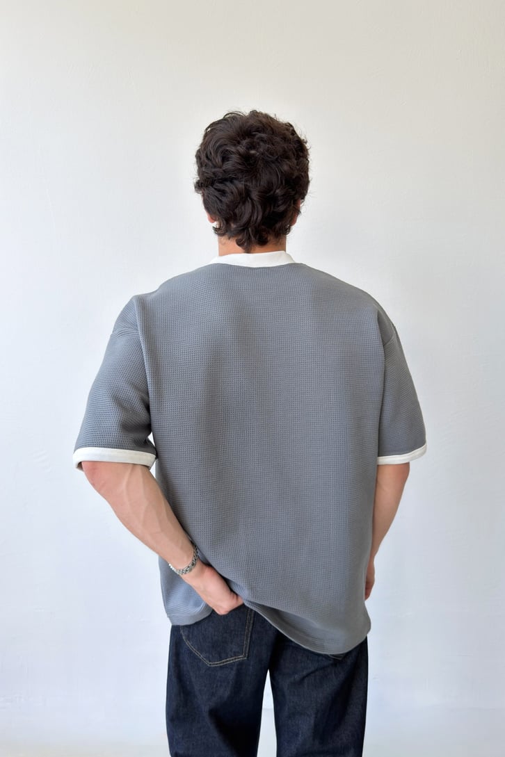 Athletic Club 92 Baskılı Oversize Tişört