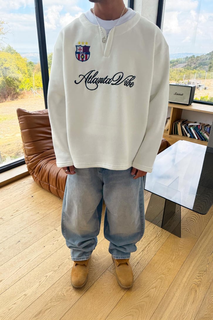 Atlanta Vibe Nakışlı Sweatshirt