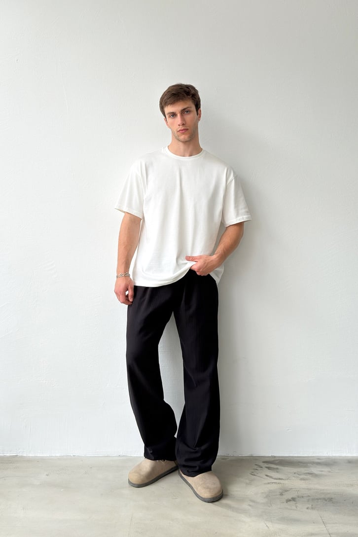 Baggy Keten Pantolon