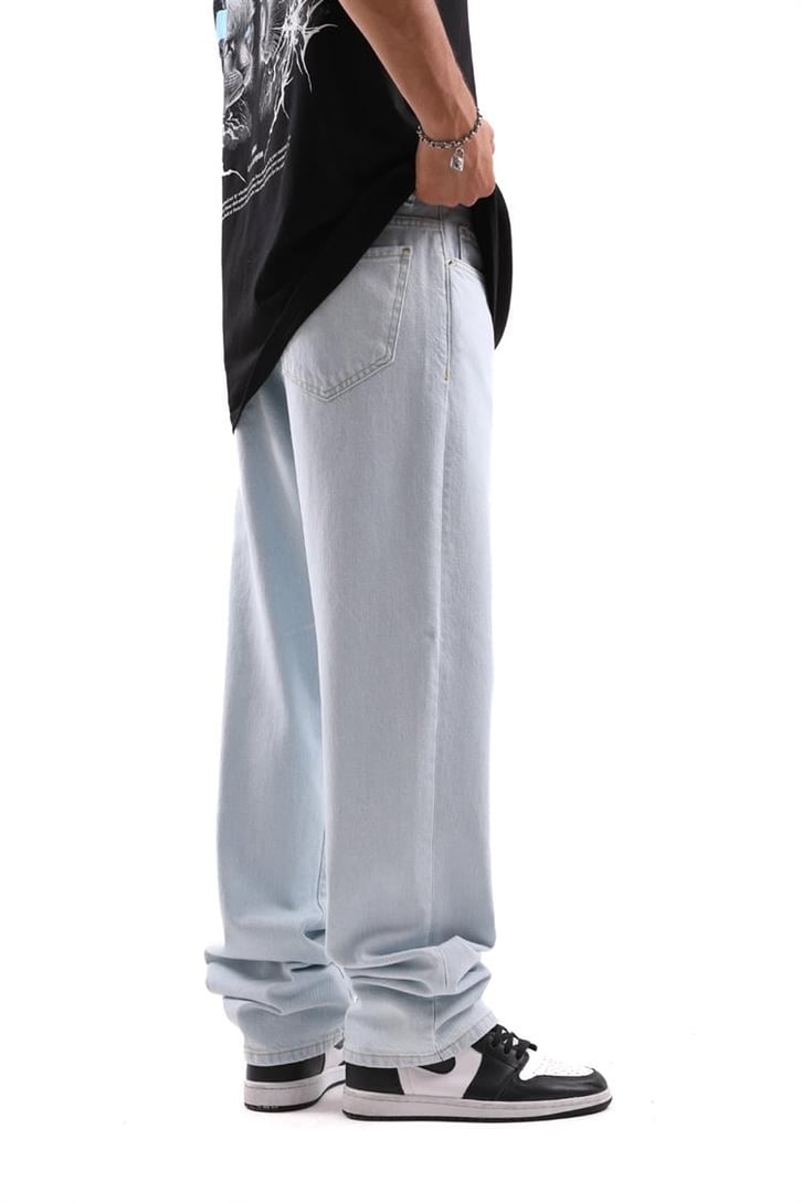 Basic Acid Wash Baggy Jean