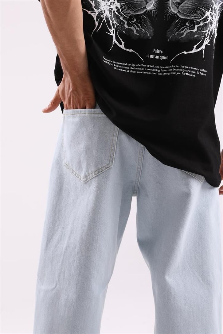 Basic Acid Wash Baggy Jean