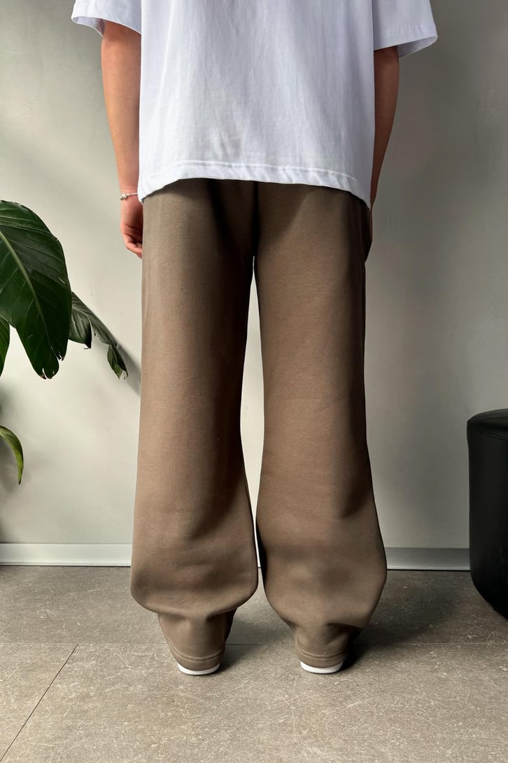 Basic Açık Kahve Baggy Eşofman Altı