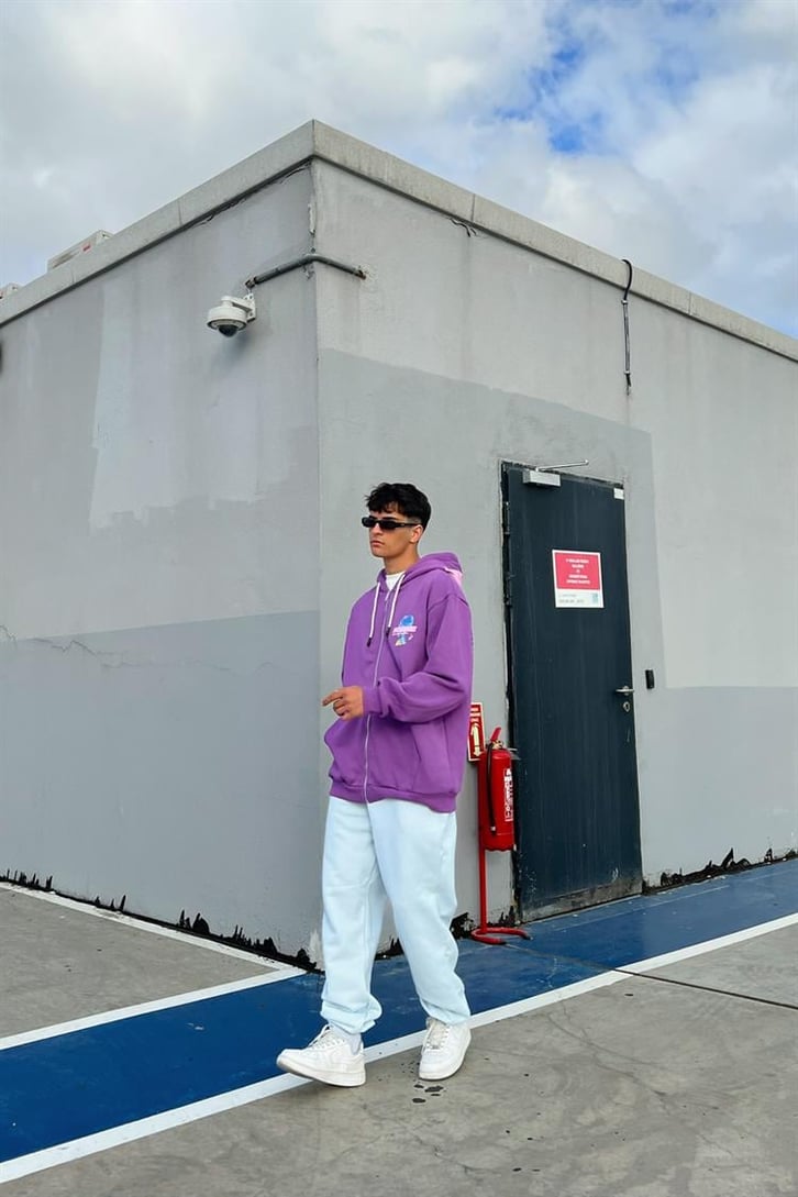 Basic Açık Mavi Jogger Fit Eşofman Altı