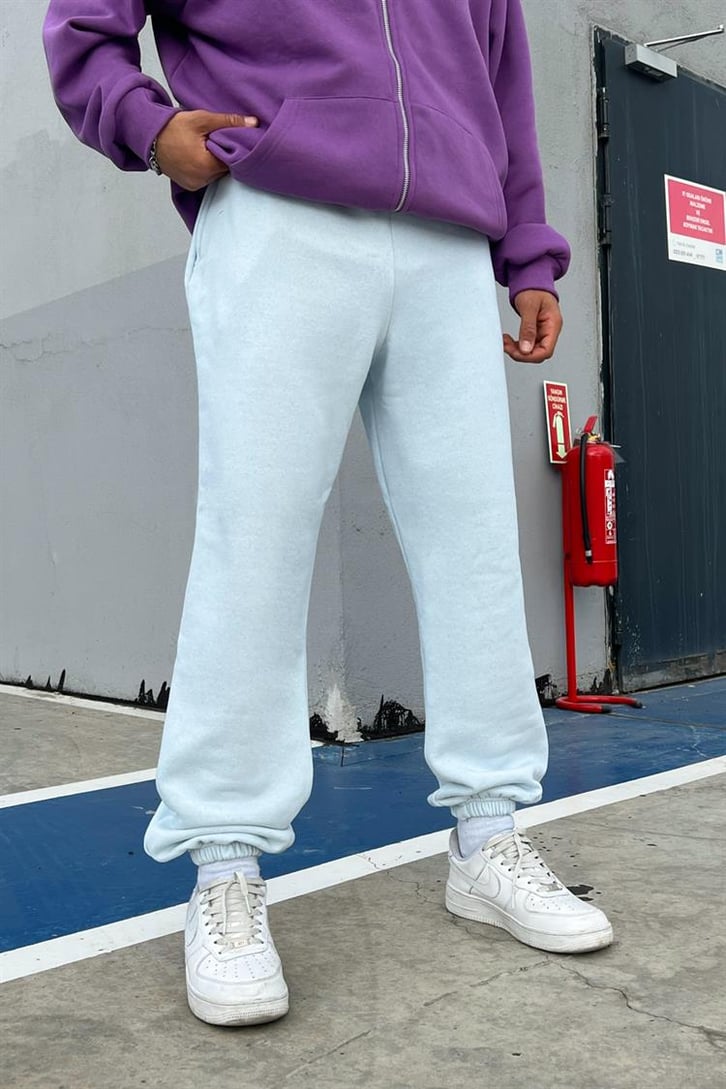 Basic Açık Mavi Jogger Fit Eşofman Altı