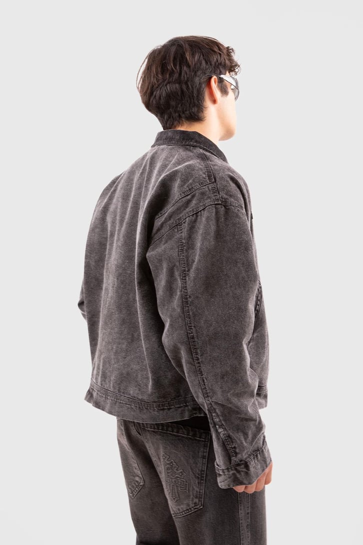 Basic Antrasit Baggy Jean