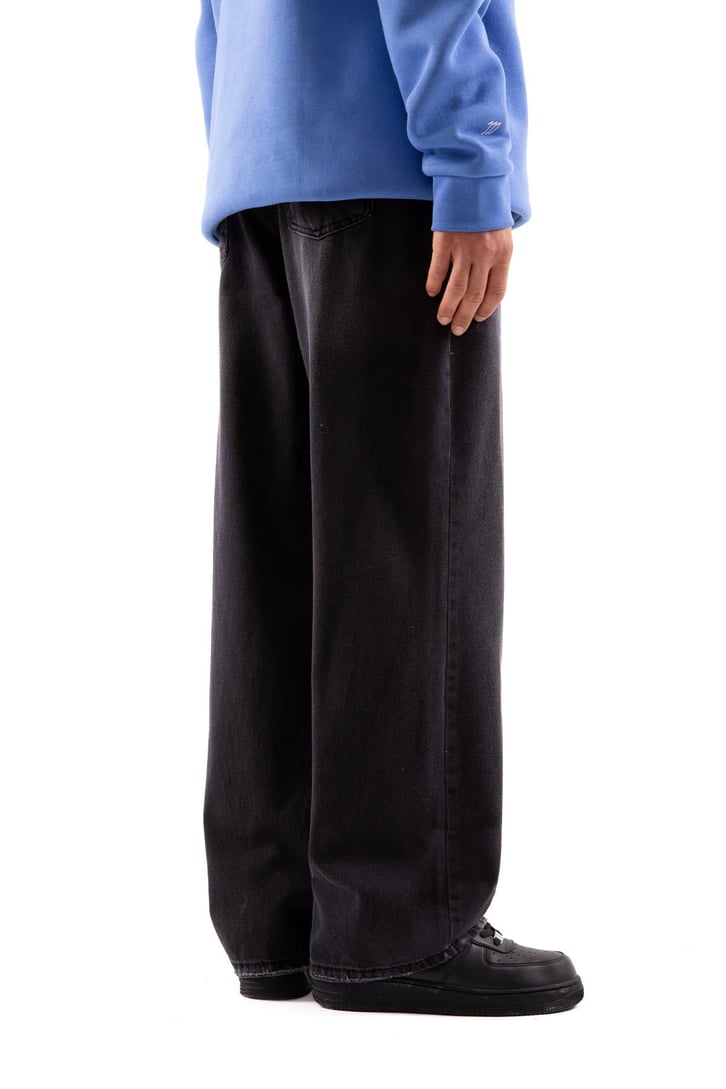 Basic Antrasit Baggy Jean