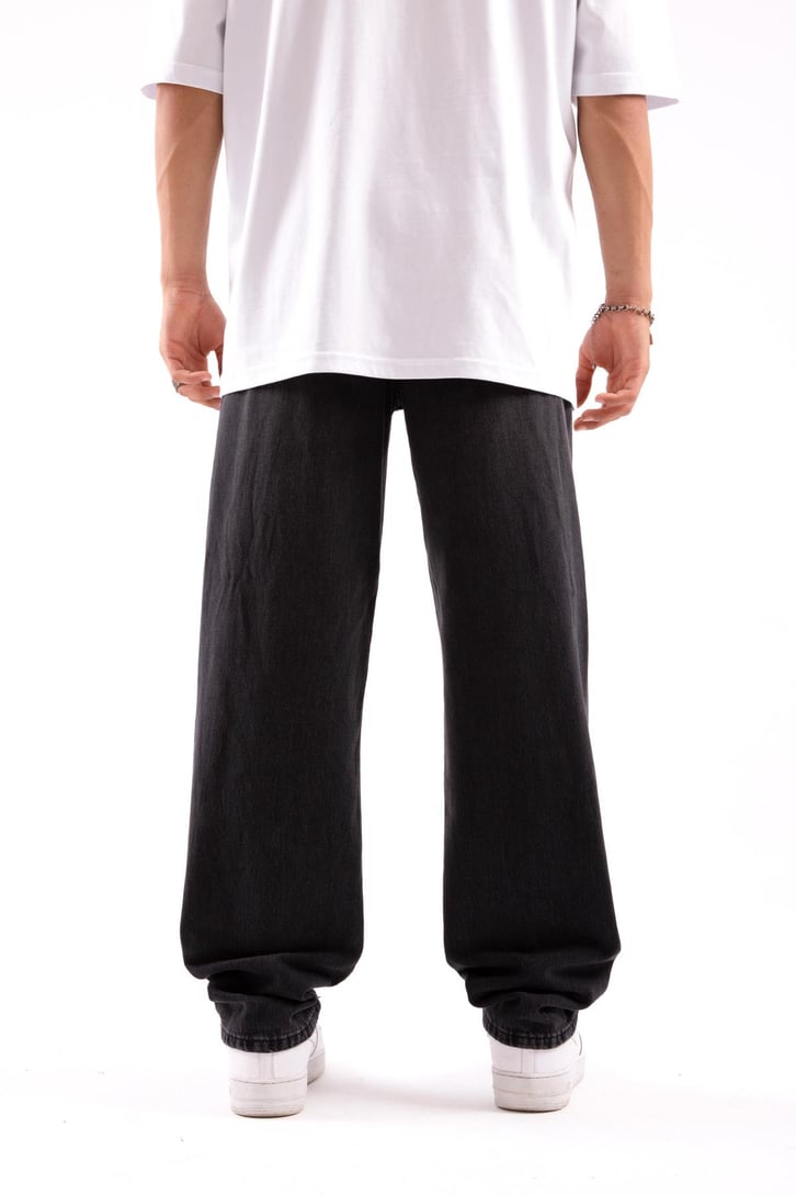 Basic Antrasit Baggy Jean