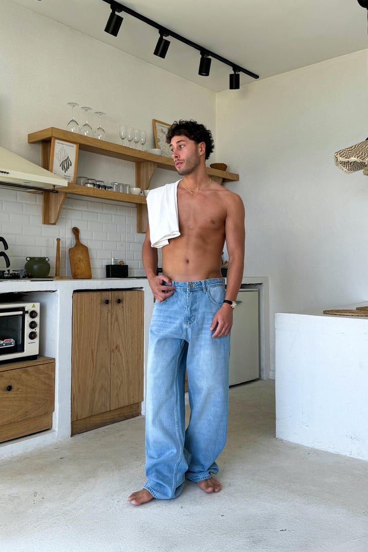 Basic Baggy Pantolon