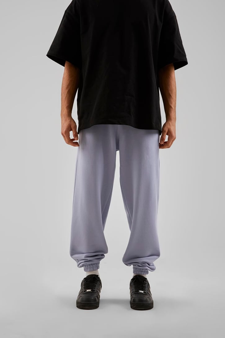 Basic Bebek Mavisi Jogger Eşofman Altı