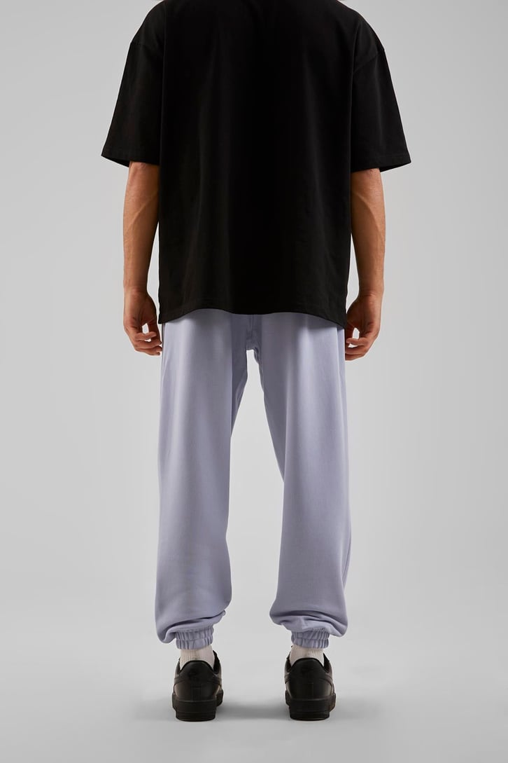 Basic Bebek Mavisi Jogger Eşofman Altı
