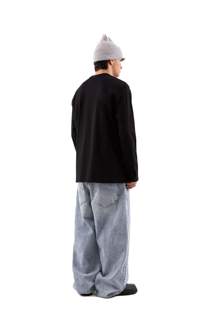 Basic Bej Long Sleeve Tişört