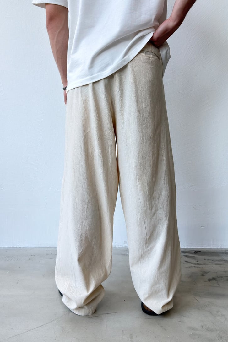 Basic Bel Lastikli Keten Pantalon