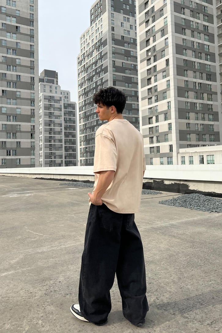 Basic Beyaz Oversize Tişört