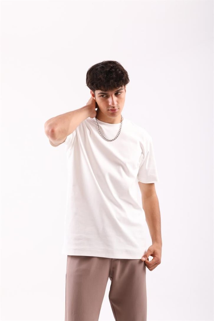 Basic Beyaz Regular Fit Tişört